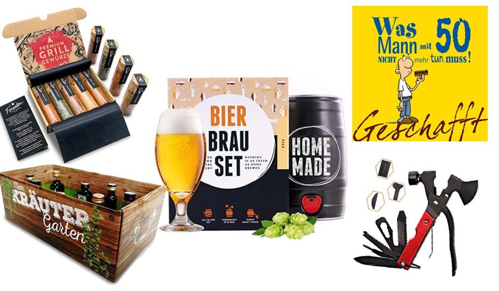 Geschenke für Männer zum 50. Geburtstag