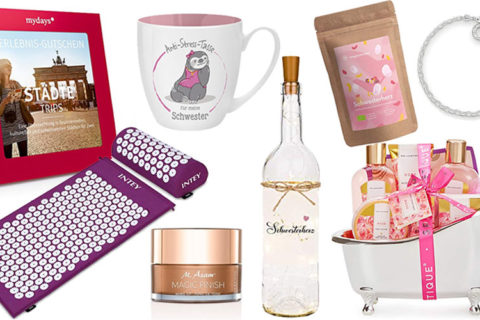 Geschenkideen für die Schwester